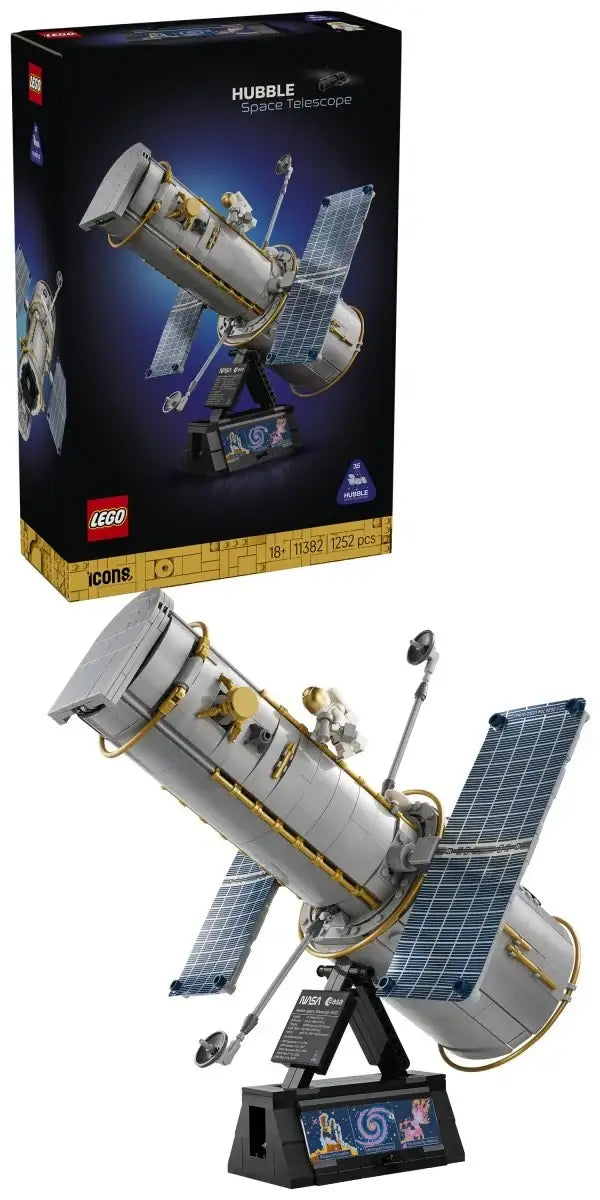 LEGO Icons 11382 Kosmiczny Teleskop Hubble'a model z klocków LEGO