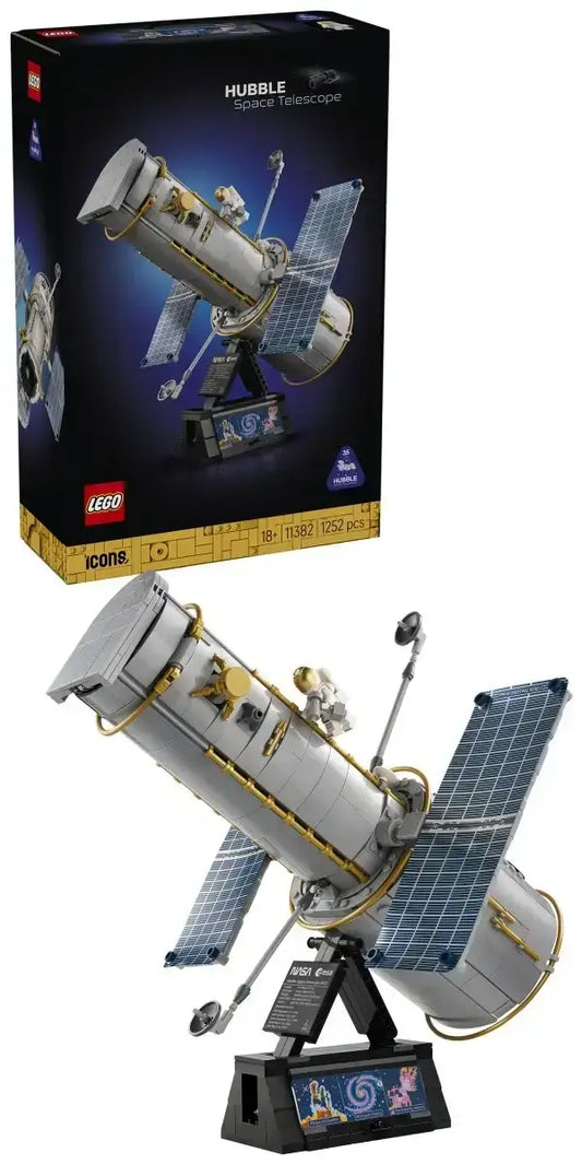 LEGO Icons 11382 Kosmiczny Teleskop Hubble'a model z klocków LEGO