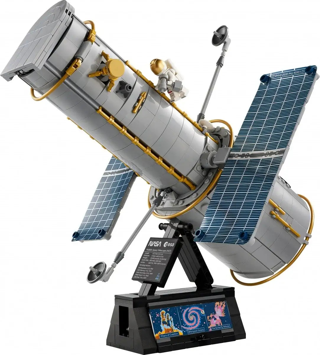 LEGO Teleskop Hubble'a z klocków realistyczna replika teleskopu kosmicznego