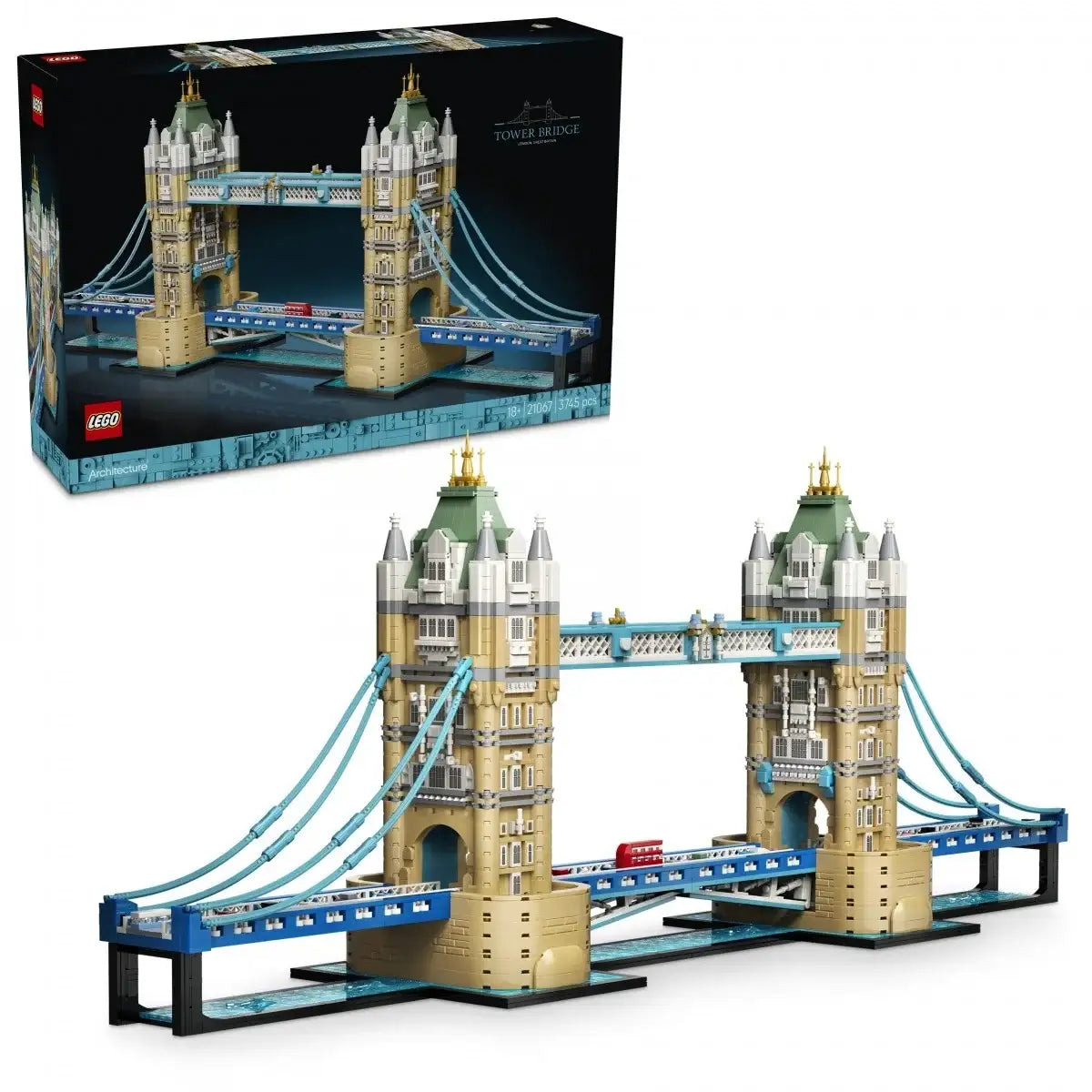 LEGO Architecture 21067 Tower Bridge model londyńskiego mostu z klocków LEGO