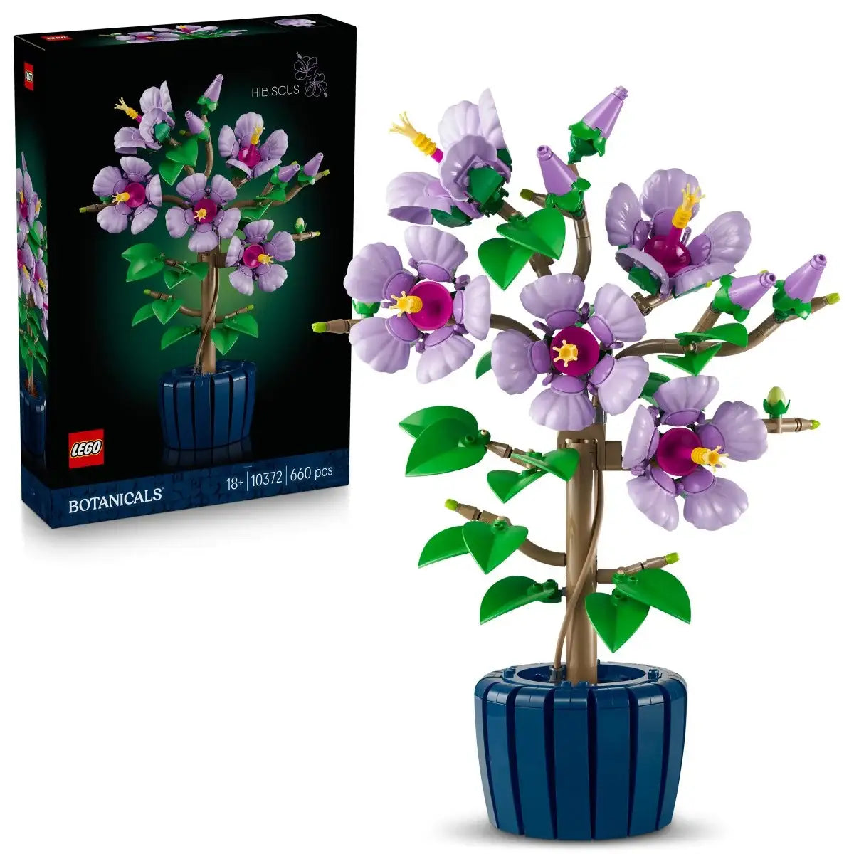 LEGO Botanicals 10372 Hibiskus kwiat z klocków LEGO