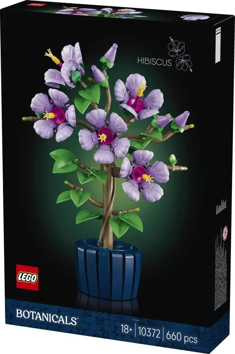LEGO Botanicals kwiat hibiskusa jako oryginalna ozdoba