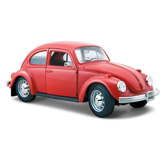 Model kompozytowy Volkswagen Beetle 1973 czerwony - zabawki-dla-dziewczynki