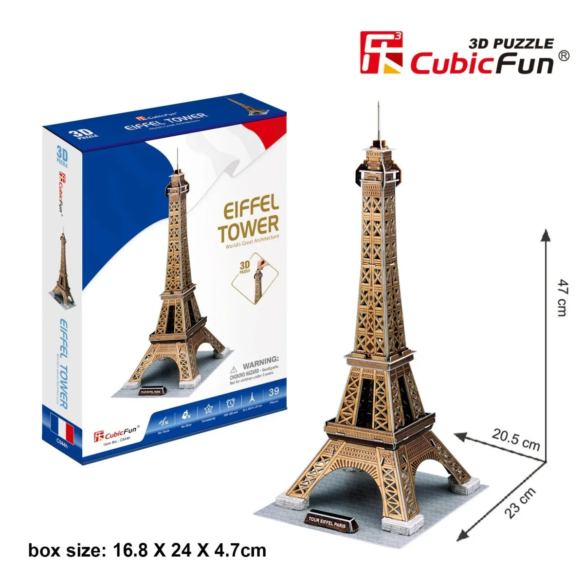 Puzzle 3D Wieża Eiffel'a - zabawki-dla-dziewczynki