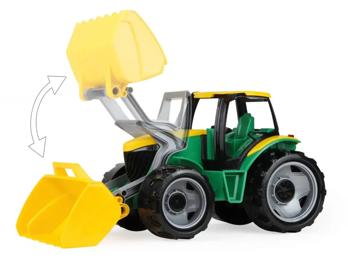 Duży traktor zabawkowy Lena z ładowaczem