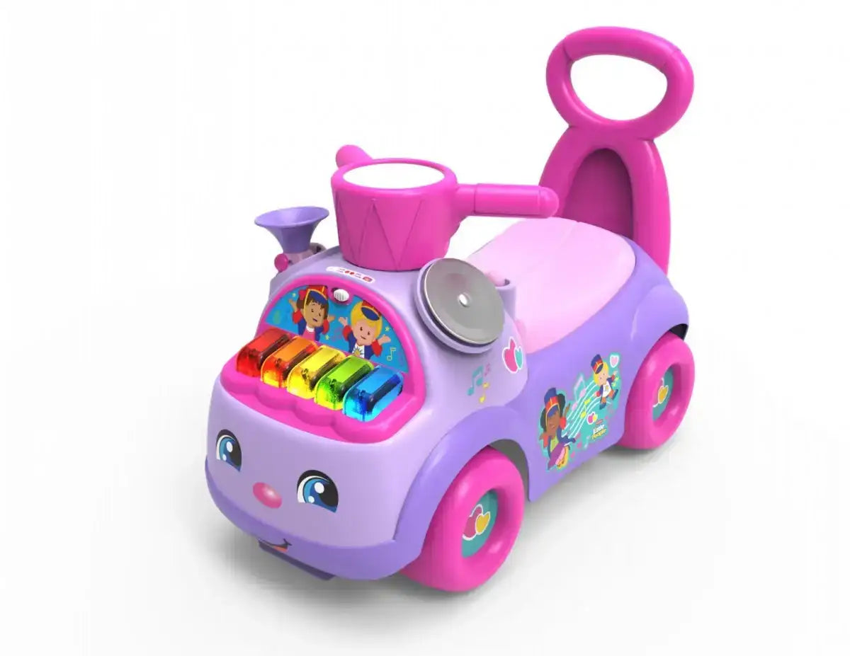 Pulio jeździk Fisher Price Muzyczna Parada fioletowy