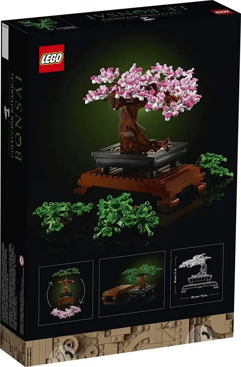 Zestaw LEGO Bonsai, kreatywna zabawka dla dzieci, drzewko bonsai z różowymi kwiatami - zabawki-dla-dziewczynki