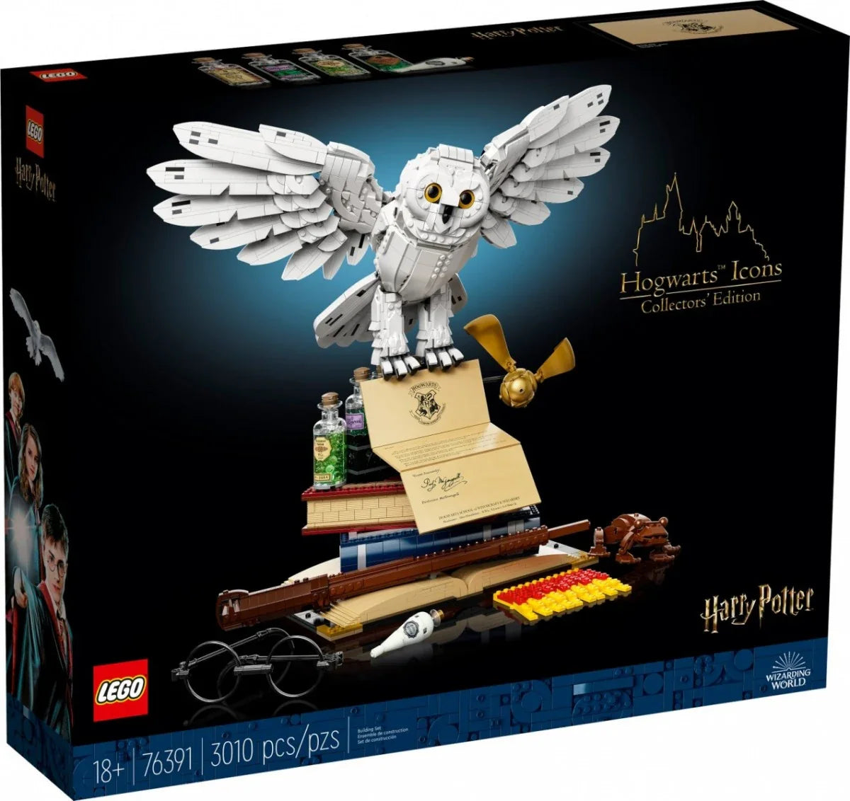Klocki Harry Potter 76391 Ikony Hogwartu - Hedwiga (edycja kolekcjonerska) - zabawki-dla-dziewczynki
