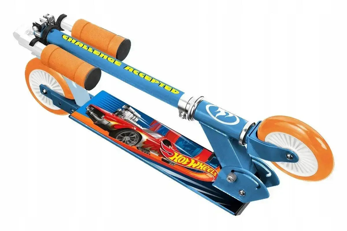 Pulio hulajnoga dziecięca 2 kołowa Hot Wheels lekka i regulowana