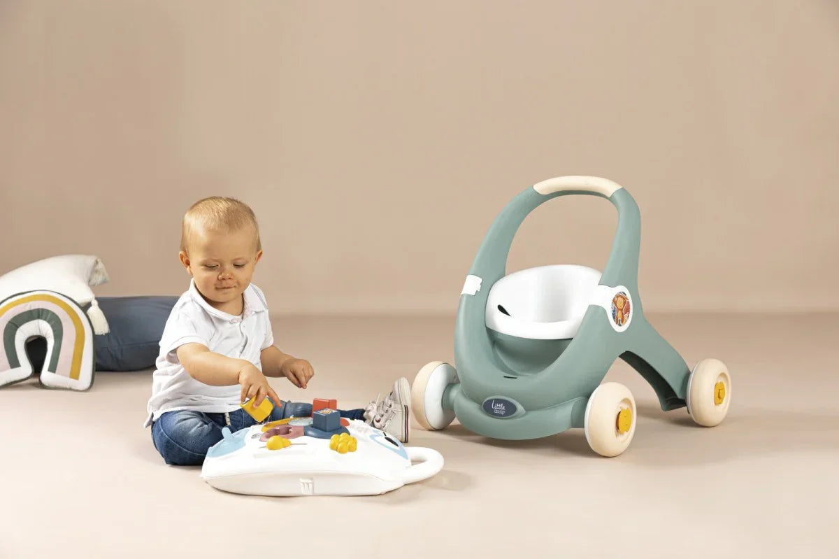 SMOBY Little Chodzik 3w1 Pchacz Interaktywny Wózek