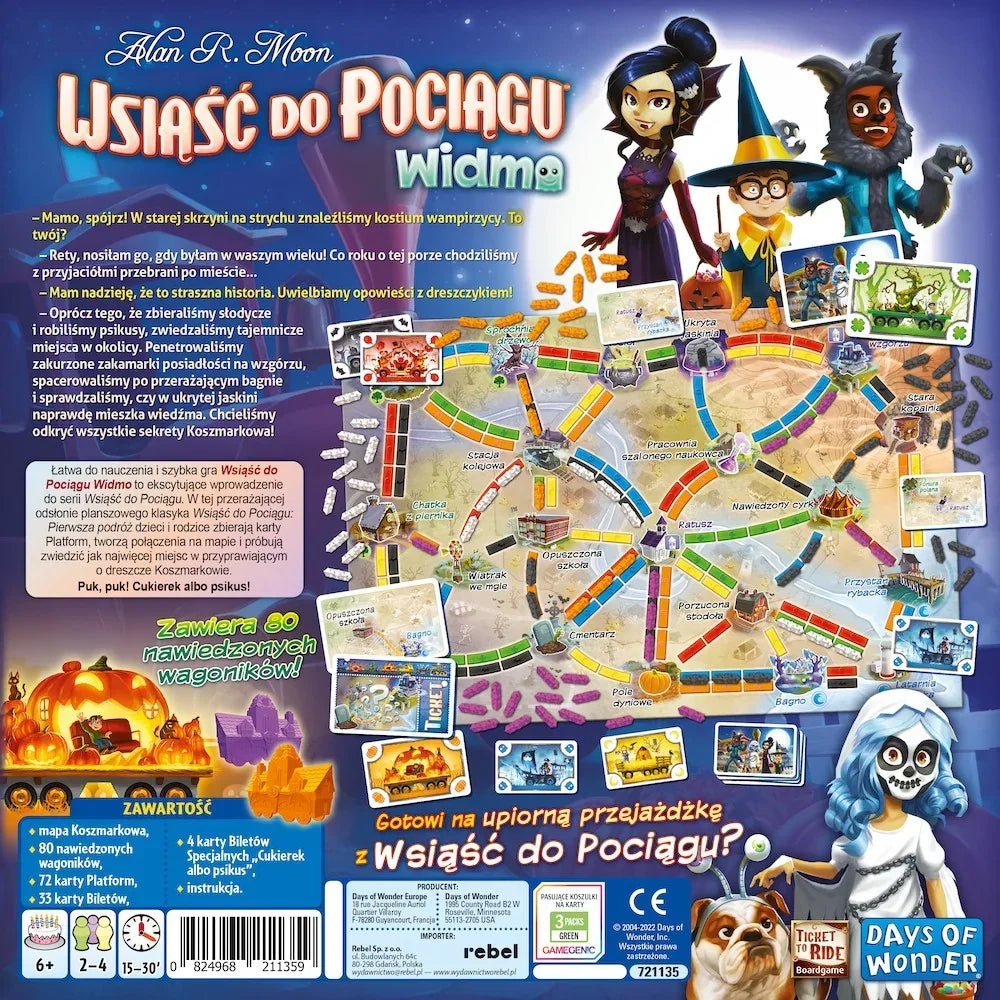 Rebel Widmo gra planszowa pociągi i trasy