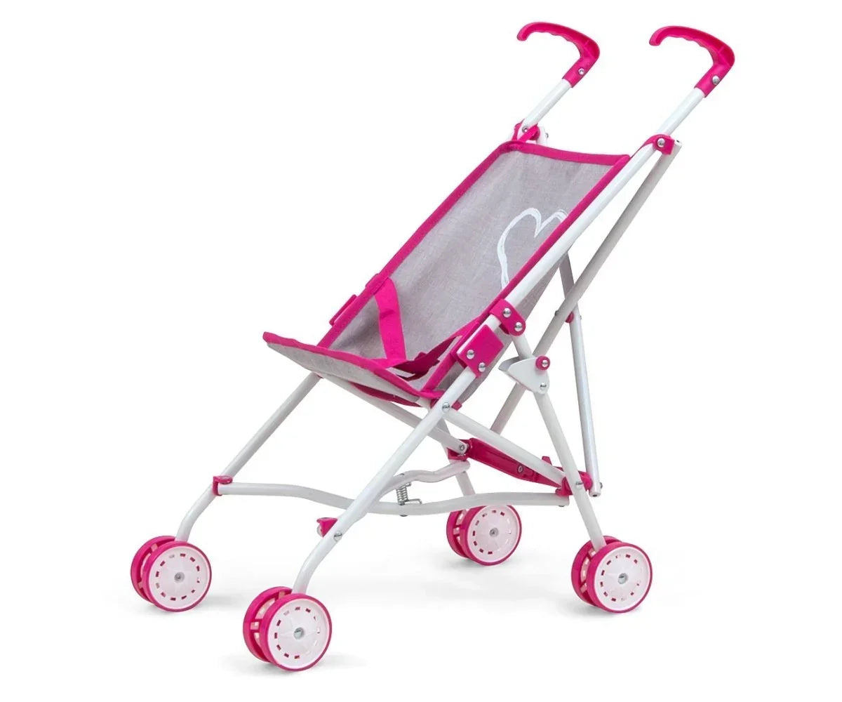 Milly Mally Julia Prestige Pink wózek dla lalek elegancki model