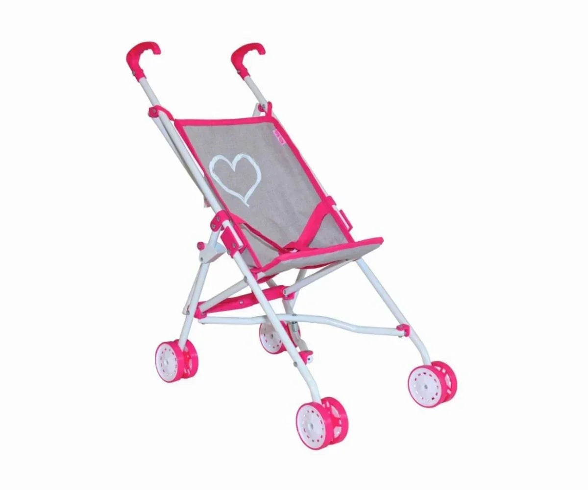 Wózek dla lalek Milly Mally Julia Prestige Pink różowy dla dzieci