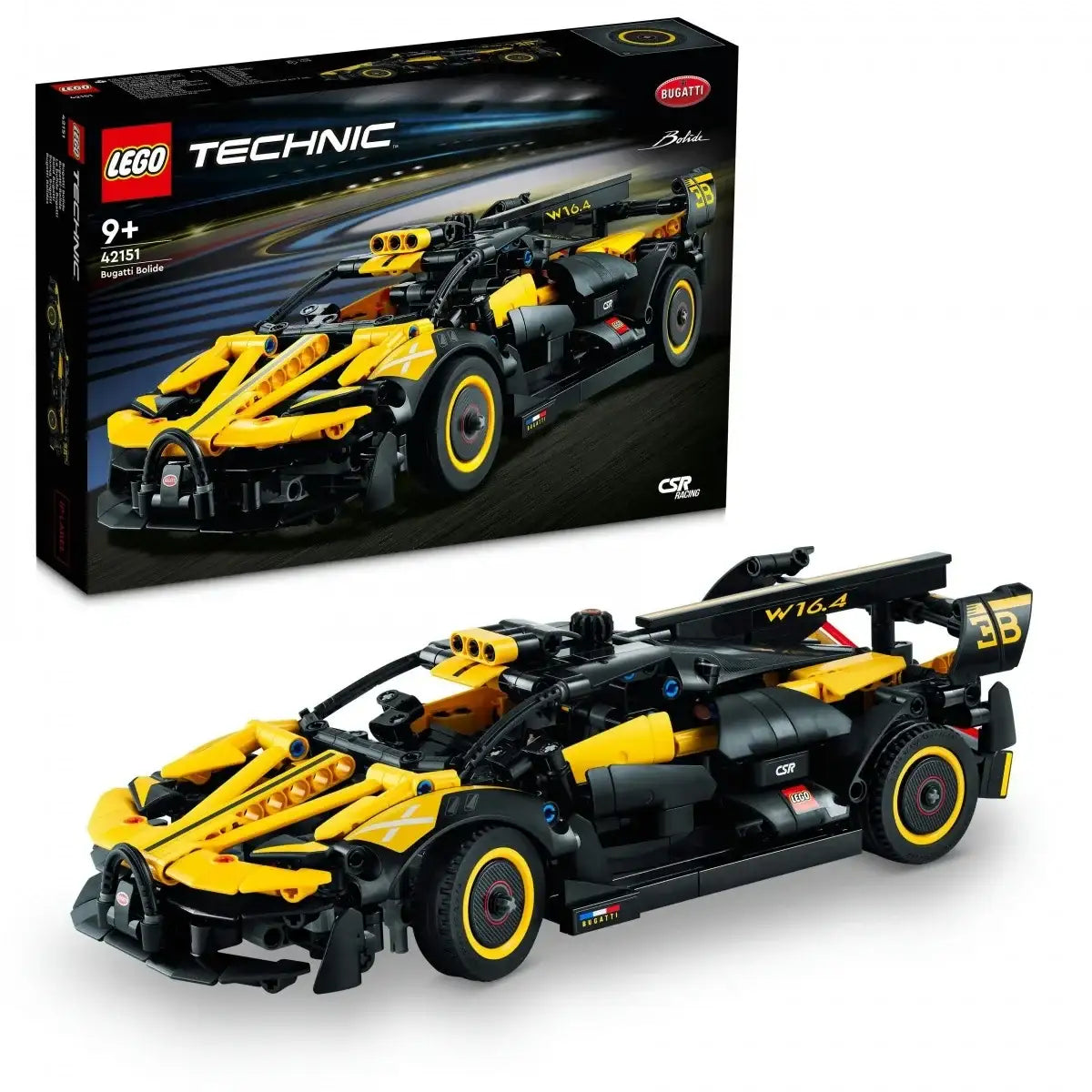LEGO Technic 42151 Bolid Bugatti sportowy samochód z klocków dla dzieci