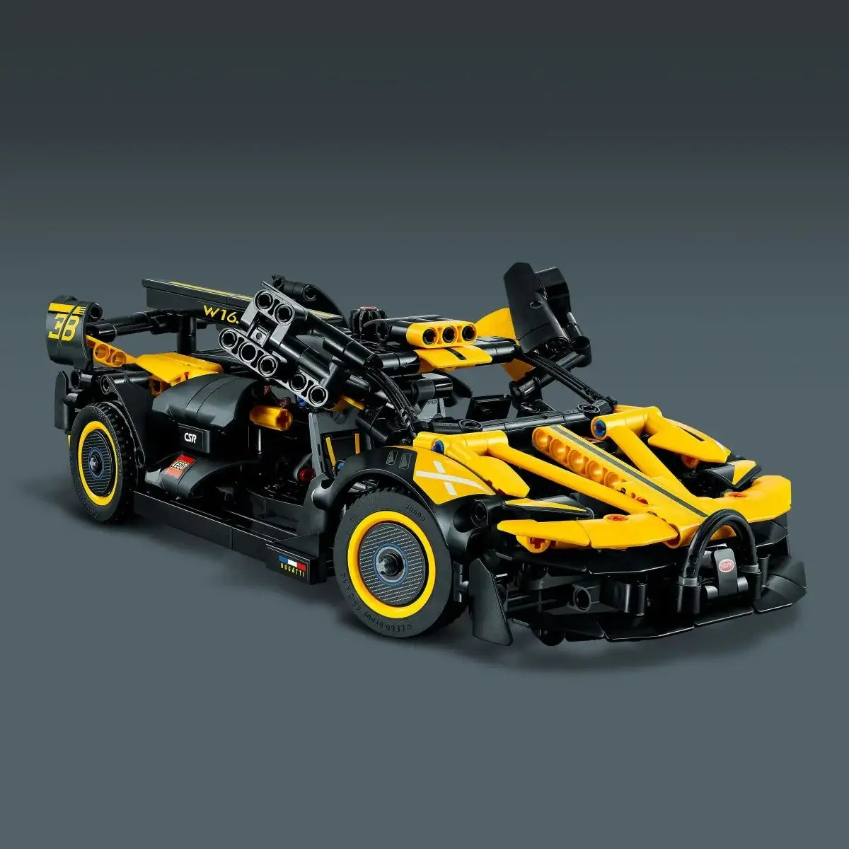 Model samochodu LEGO Technic Bugatti z realistycznymi detalami