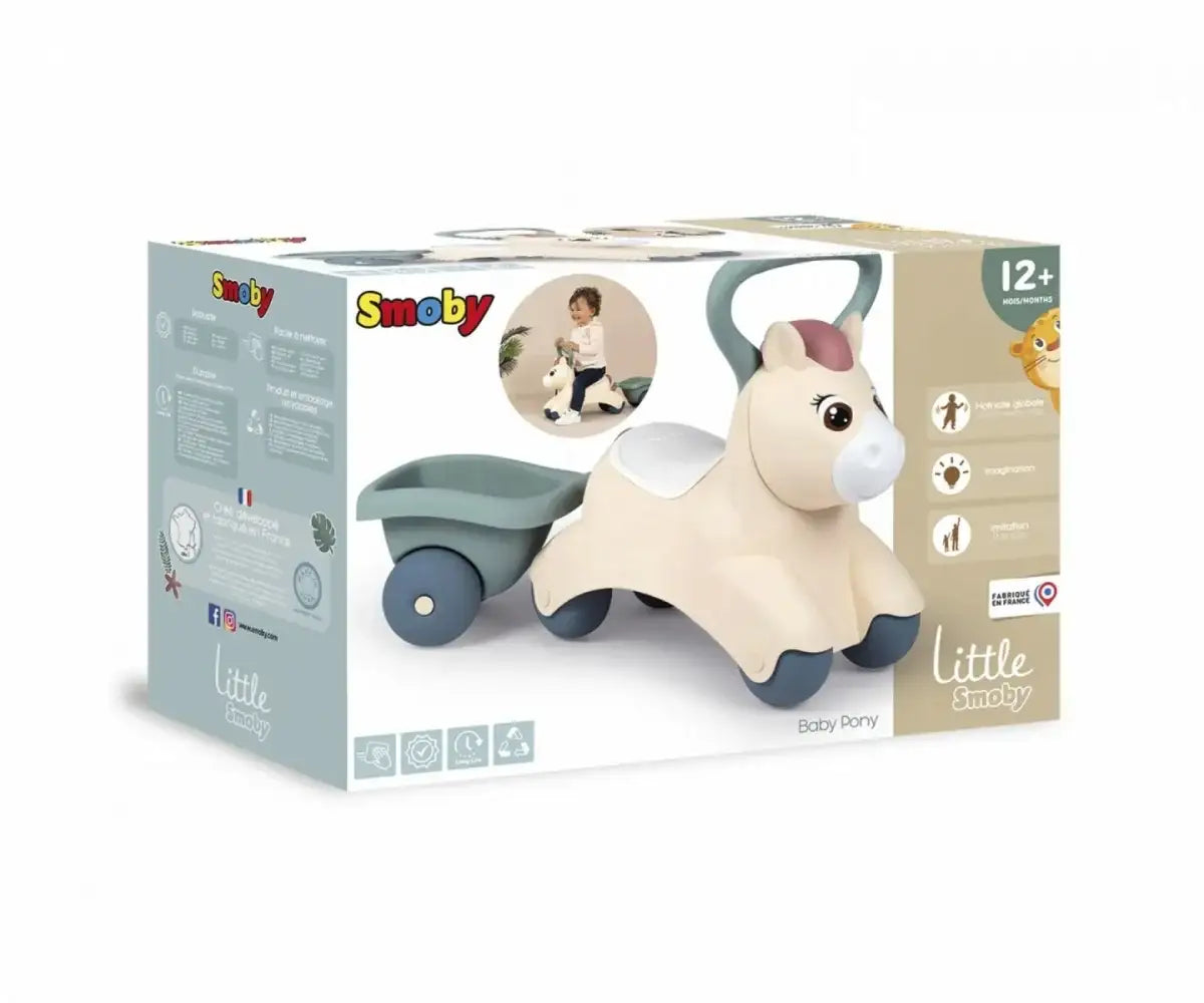 SMOBY Jeżdzik Pony Ride-On rozwija koordynację i równowagę dziecka - zabawki-dla-dziewczynki