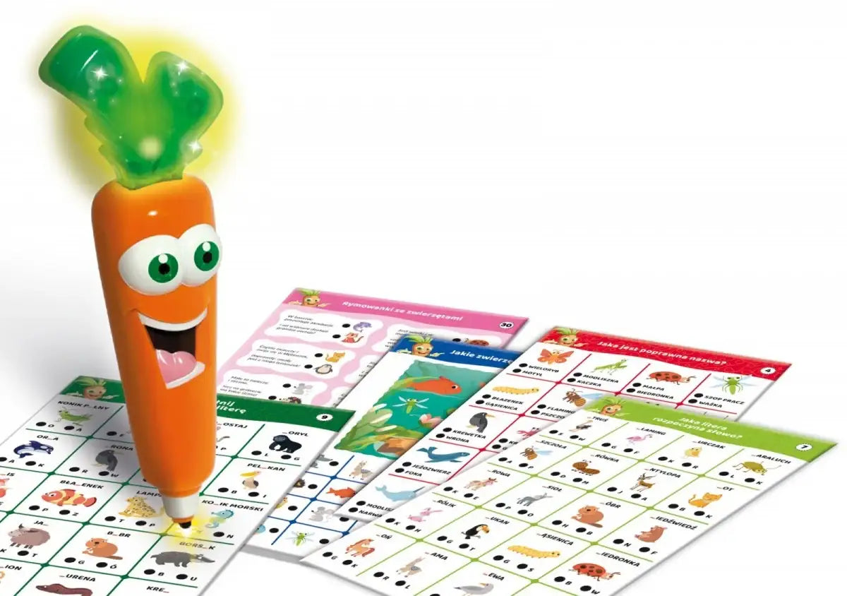 Gra rodzinna Lisciani Carotina 500 pytań Zwierzęta