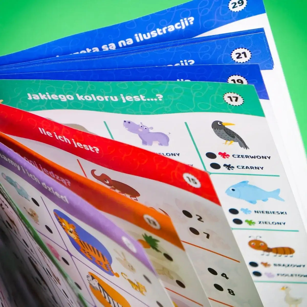 Zestaw edukacyjny Lisciani Carotina 500 pytań o zwierzętach