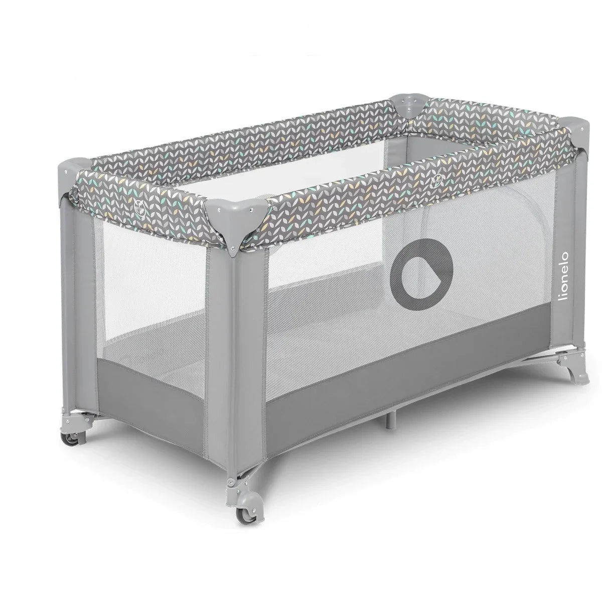 Łóżeczko turystyczne Stefi Grey Concrete Multicolor - zabawki-dla-dziewczynki