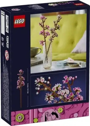 Klocki LEGO kwiaty wiśni w wazonie, kreatywna zabawka - zabawki-dla-dziewczynki