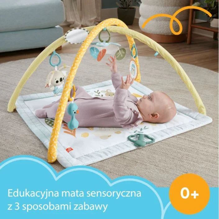 Fisher Price Mata sensoryczna premium dla niemowląt - zabawki-dla-dziewczynki