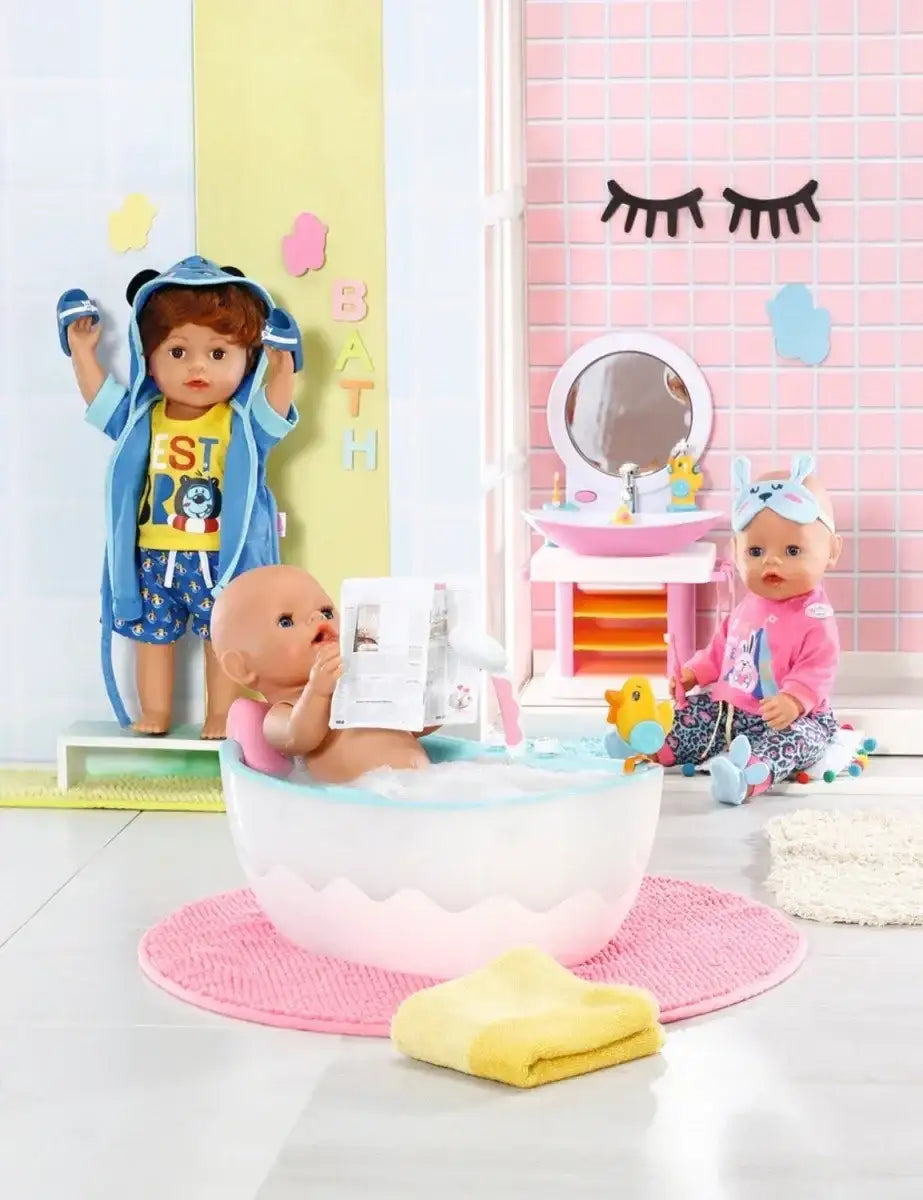 Wanienka dla lalek Baby Born Plusk z dźwiękami i światłem - zabawki-dla-dziewczynki