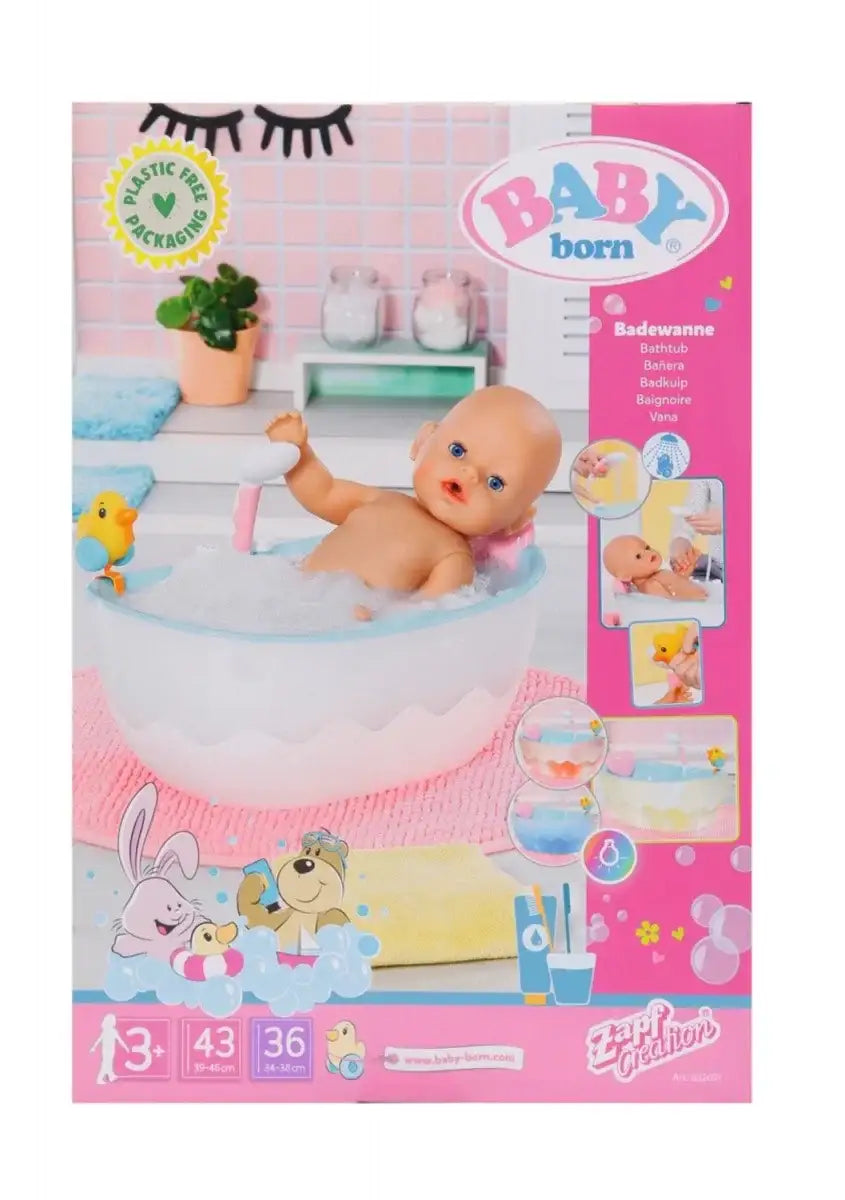 Baby Born interaktywna wanienka do zabawy w kąpiel - zabawki-dla-dziewczynki