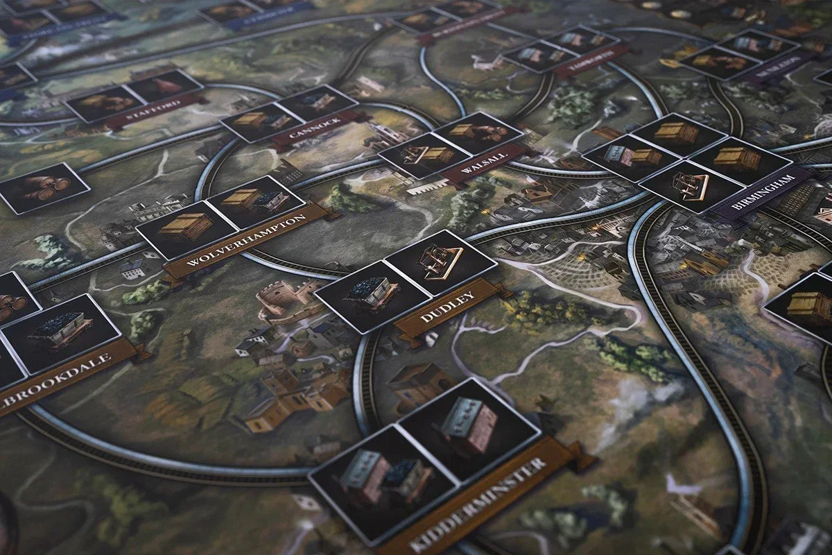 Polska edycja strategicznej gry Brass Birmingham z instrukcją - zabawki-dla-dziewczynki