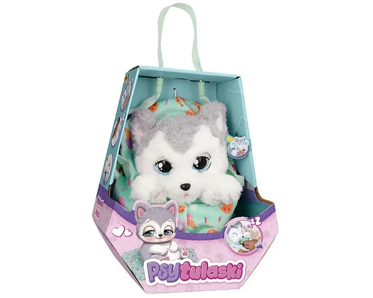 Pluszowy piesek Psytulaski w pudełku, zabawka dla dziewczynki, kreatywna maskotka - zabawki-dla-dziewczynki