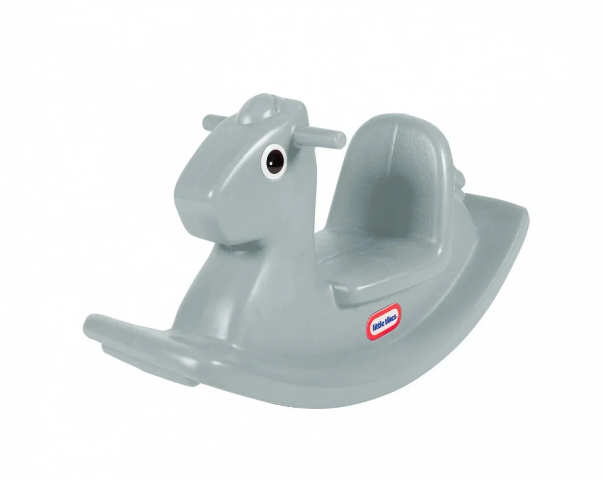 Little Tikes koń na biegunach szary bujak dla dzieci