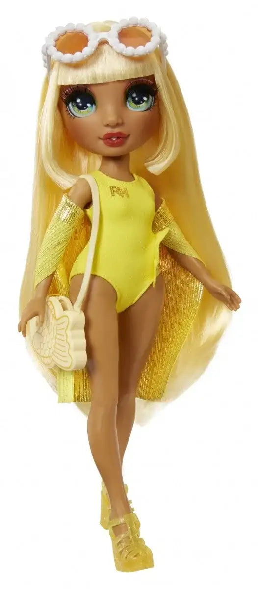 MGA Rainbow High Swim Style Sunny Yellow lalka modowa do zabawy - zabawki-dla-dziewczynki