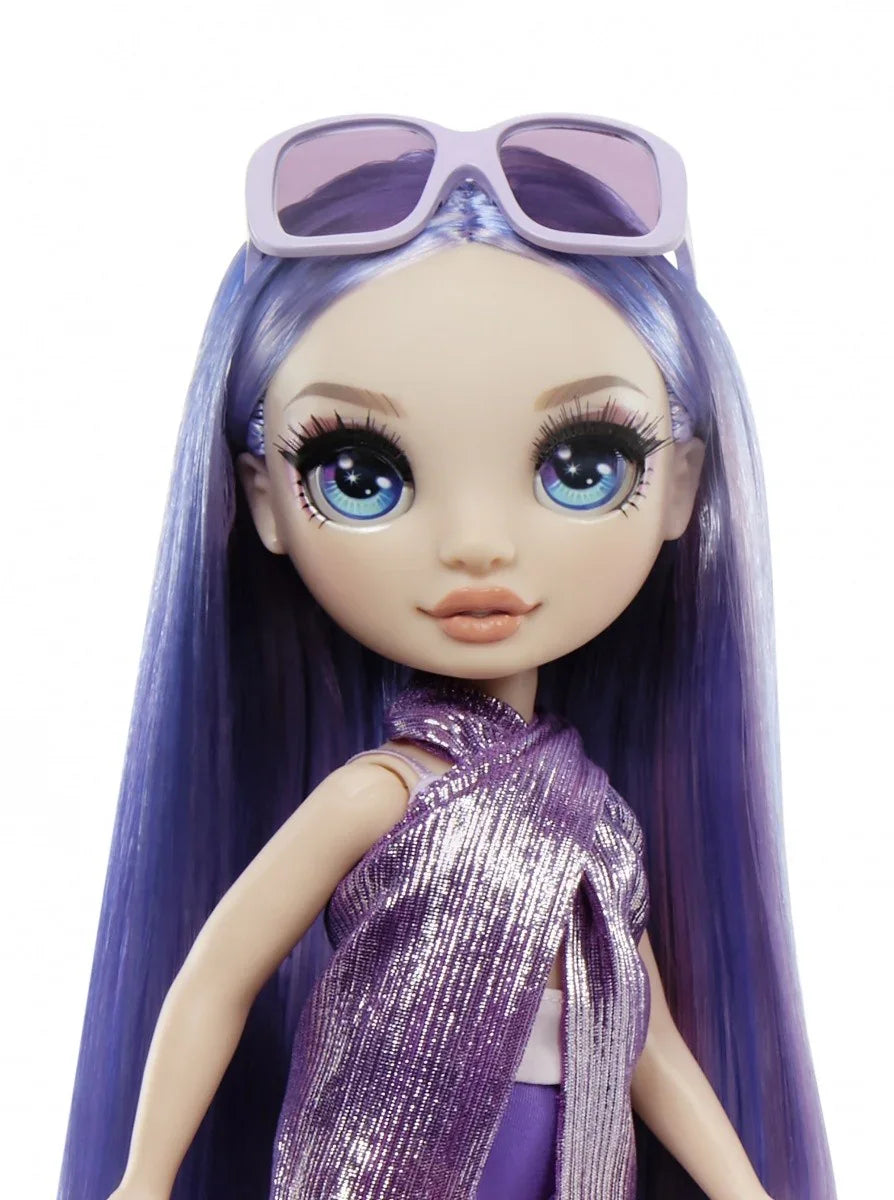 Lalka Rainbow High Swim Style Violet - zabawki-dla-dziewczynki