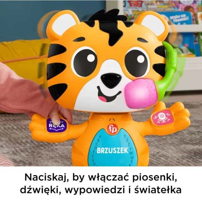 Fisher Price Zabawka edukacyjna Link Squad Tygrysek taniec i nauka - zabawki-dla-dziewczynki