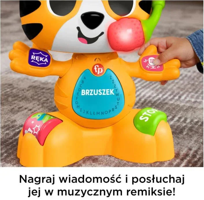Fisher Price Zabawka edukacyjna Link Squad Tygrysek taniec i nauka - zabawki-dla-dziewczynki