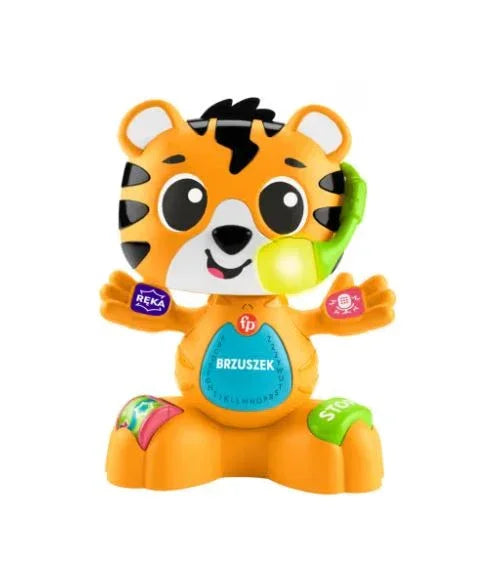 Fisher Price Zabawka edukacyjna Link Squad Tygrysek taniec i nauka - zabawki-dla-dziewczynki
