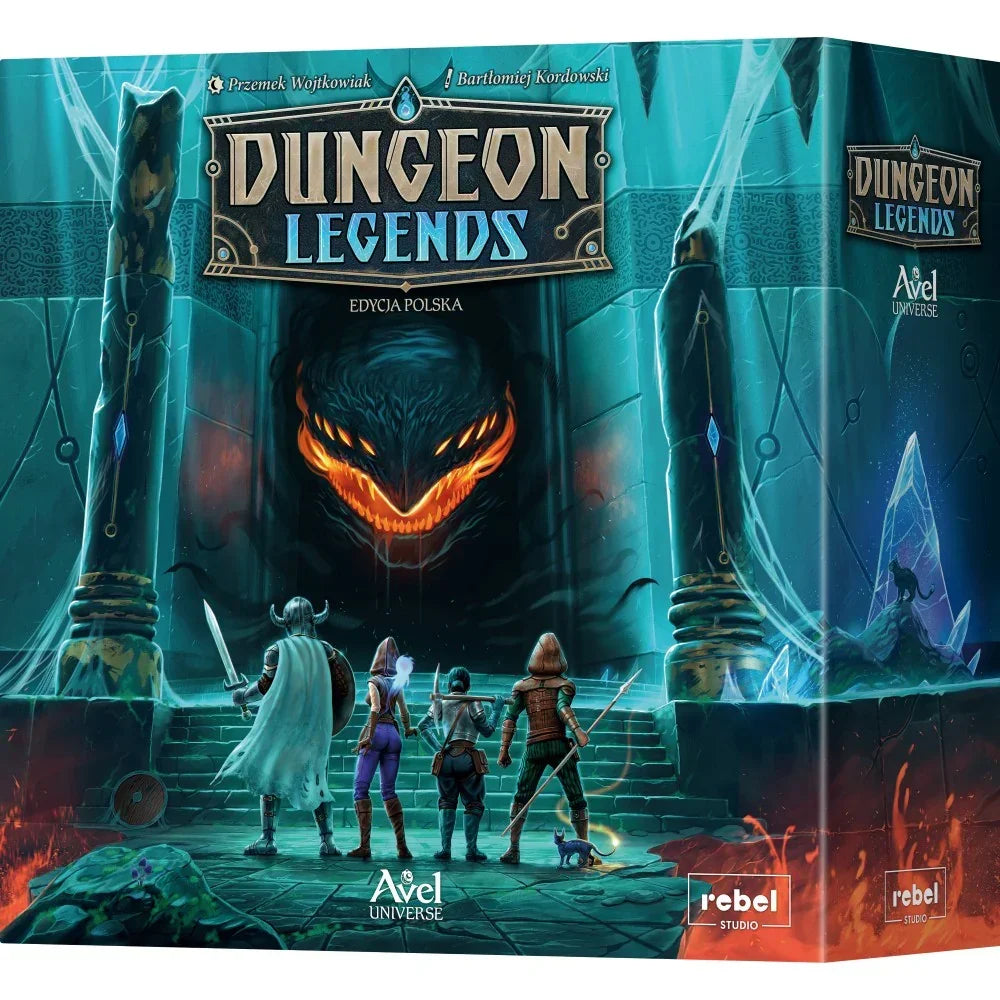 Dungeon Legends Rebel gra planszowa kooperacyjna dungeon crawler