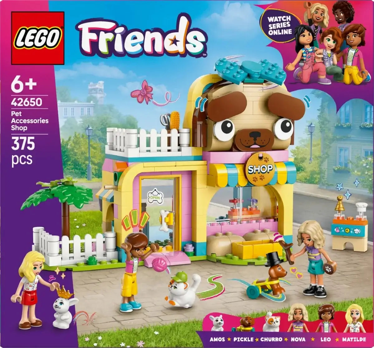 LEGO Friends sklep zoologiczny z figurkami i zwierzętami  - zabawki-dla-dziewczynki