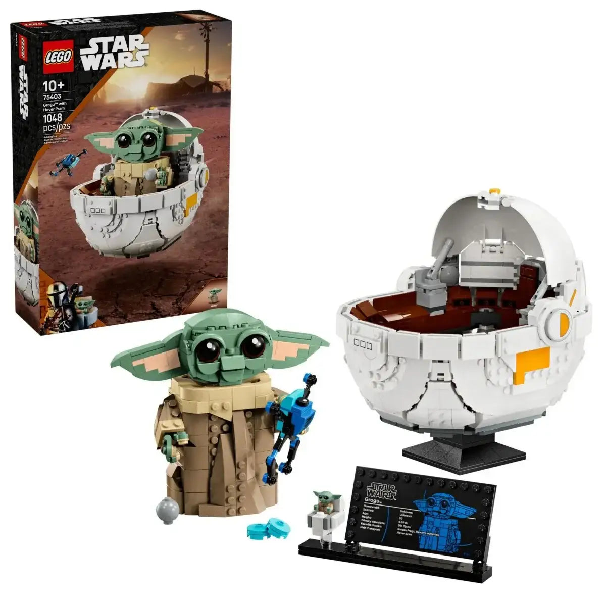 LEGO Star Wars Grogu w wózku 75403 – Baby Yoda zestaw