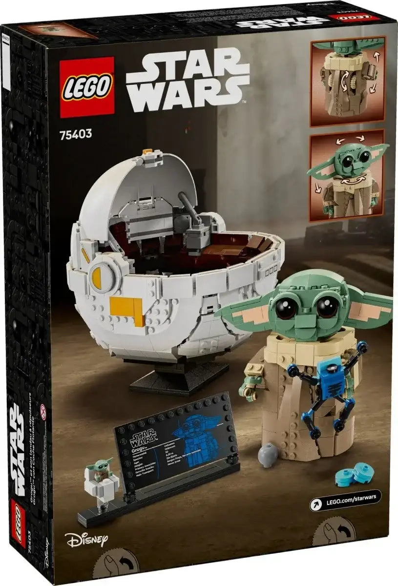 LEGO Grogu wózek – zestaw Star Wars dla fanów