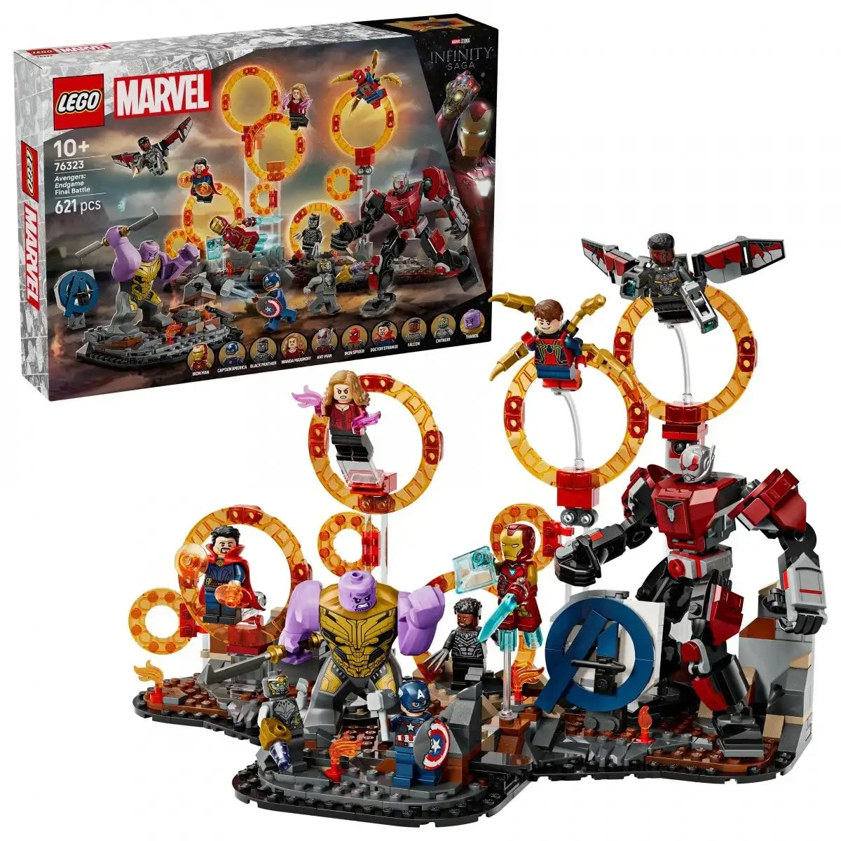 LEGO Avengers 76323 Koniec gry, zestaw klocków Super Heroes- zabawki-dla-dziewczynki