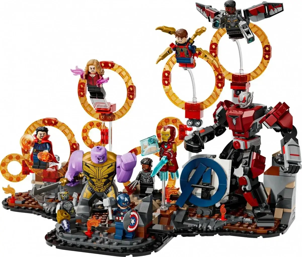 LEGO 76323 Avengers: Koniec gry, kreatywna zabawa zestawem Super Heroes - zabawki-dla-dziewczynki