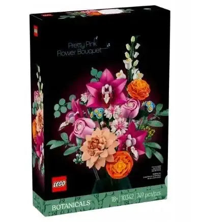 LEGO Klocki Botanicals 10342 Piękny bukiet różowych kwiatów - zabawki-dla-dziewczynki