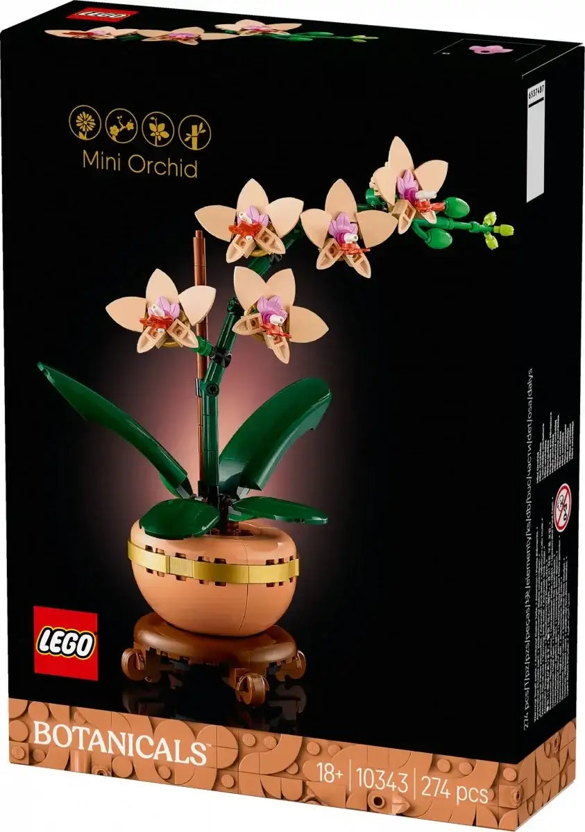 LEGO kwiat dekoracyjny orchidea zestaw konstrukcyjny - zabawki-dla-dziewczynki