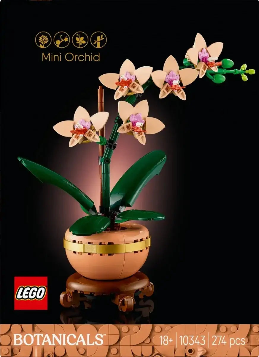 LEGO Botanicals dekoracyjny kwiat orchidea - zabawki-dla-dziewczynki