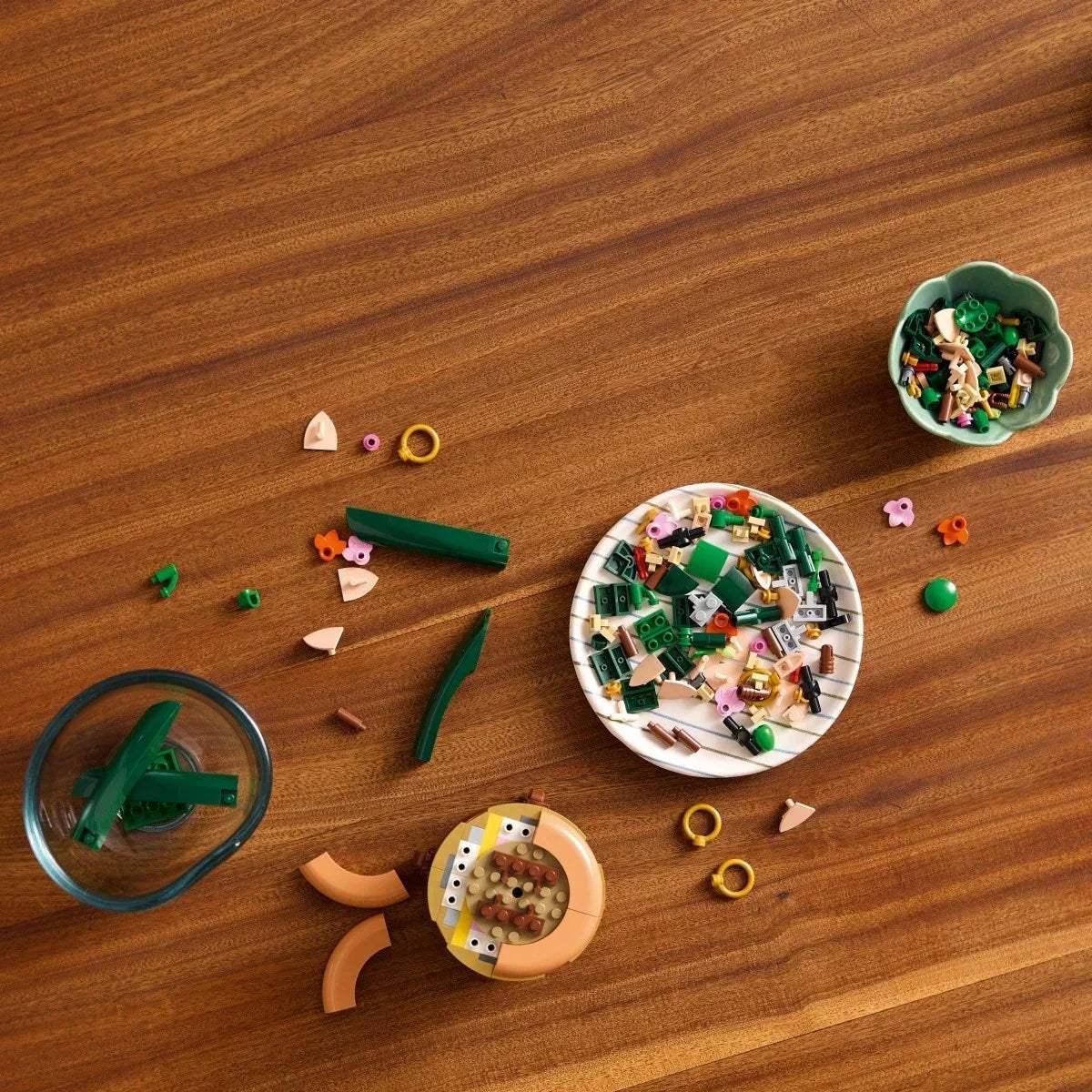 LEGO kwiaty do składania orchidea elegancki model - zabawki-dla-dziewczynki