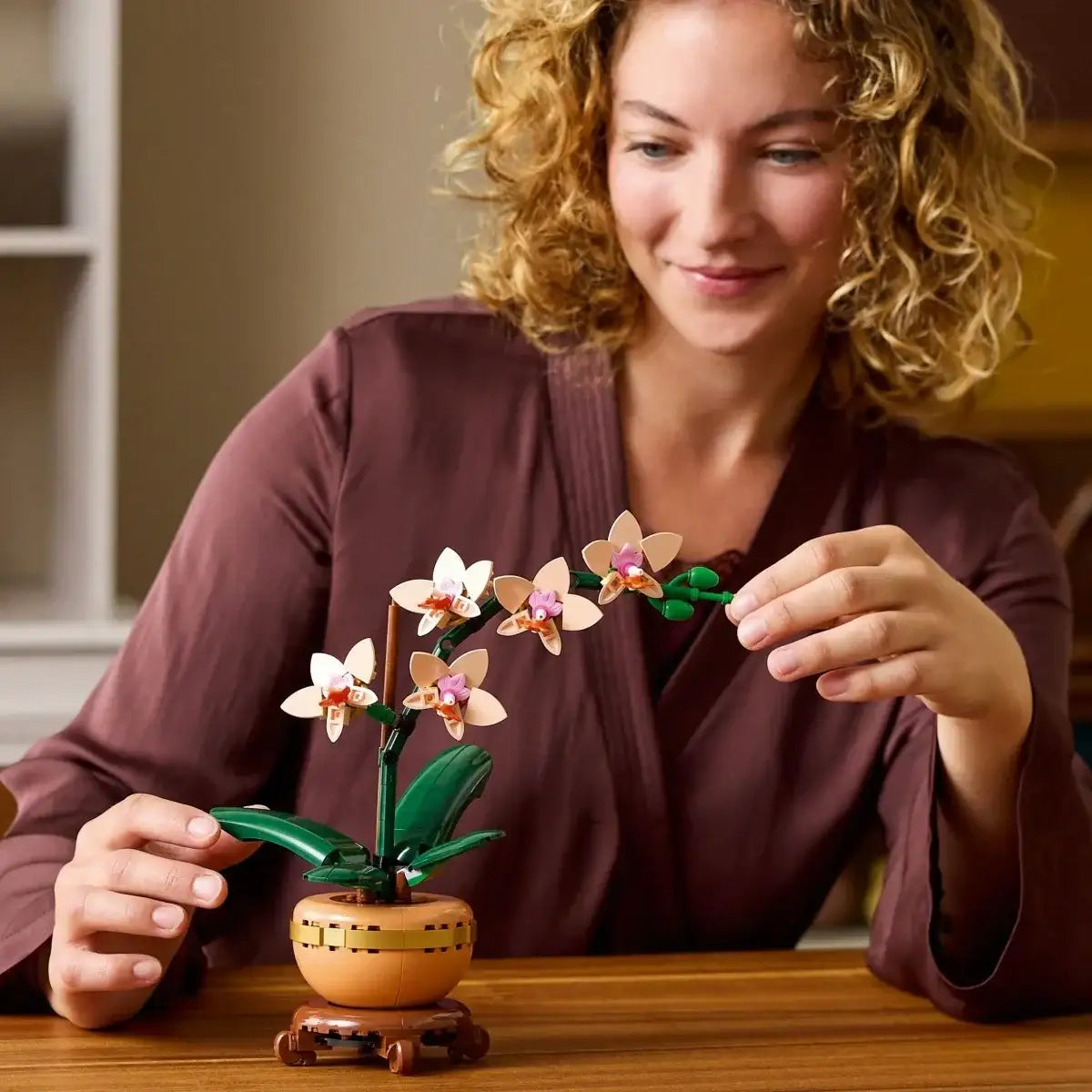 LEGO Botanicals roślina orchidea doniczkowa - zabawki-dla-dziewczynki