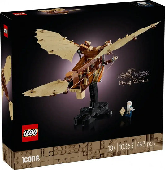 LEGO Icons 10363 klocki maszyna latająca Leonarda da Vinci - zabawki-dla-dziewczynki
