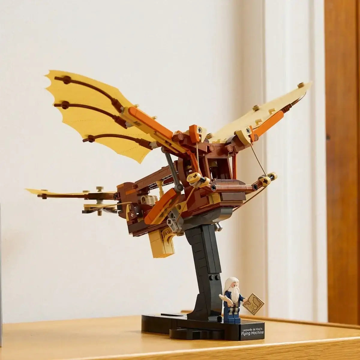 Klocki LEGO Icons 10363 maszyna latająca Leonarda da Vinci dla dzieci - zabawki-dla-dziewczynki