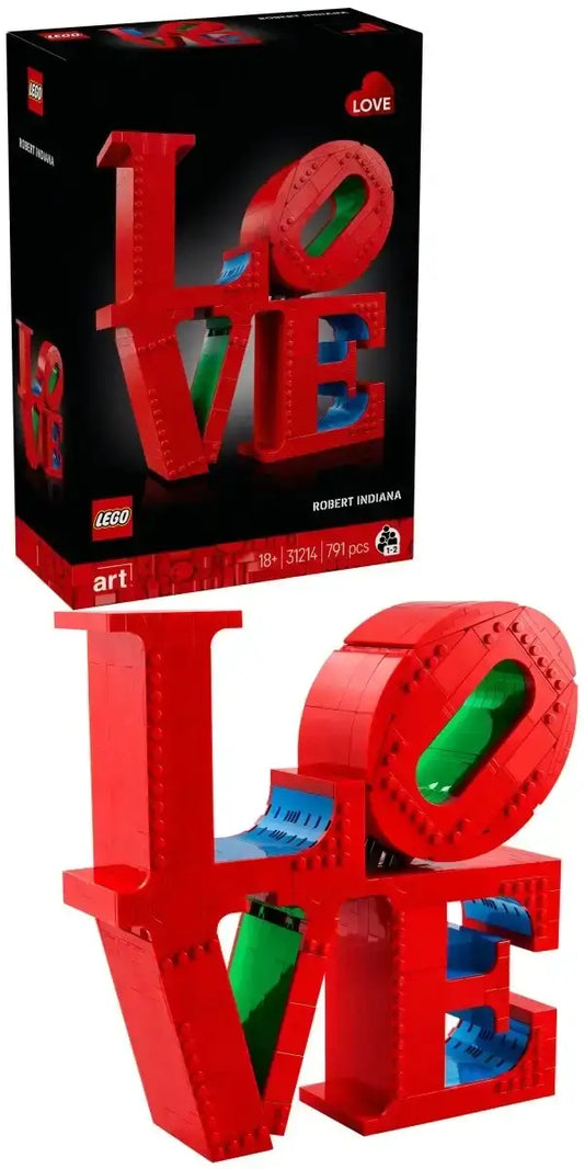 LEGO ART 31214 LOVE kreatywny obraz z klocków LEGO do dekoracji wnętrza