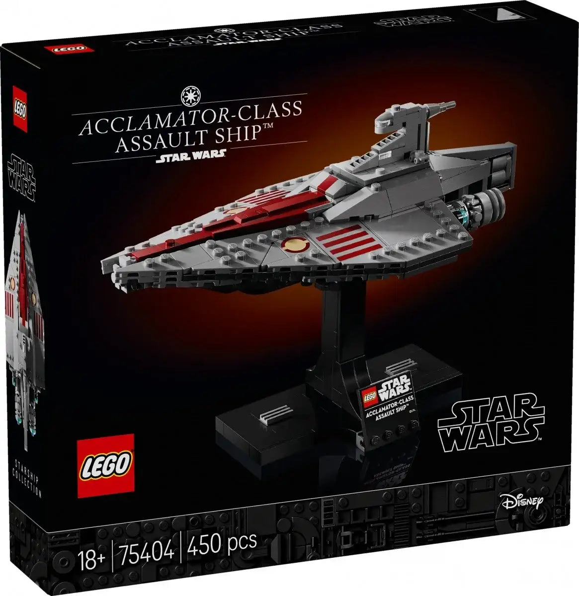 LEGO Star Wars 75404 klocki Krążownik szturmowy typu Acclamator - zabawki-dla-dziewczynki